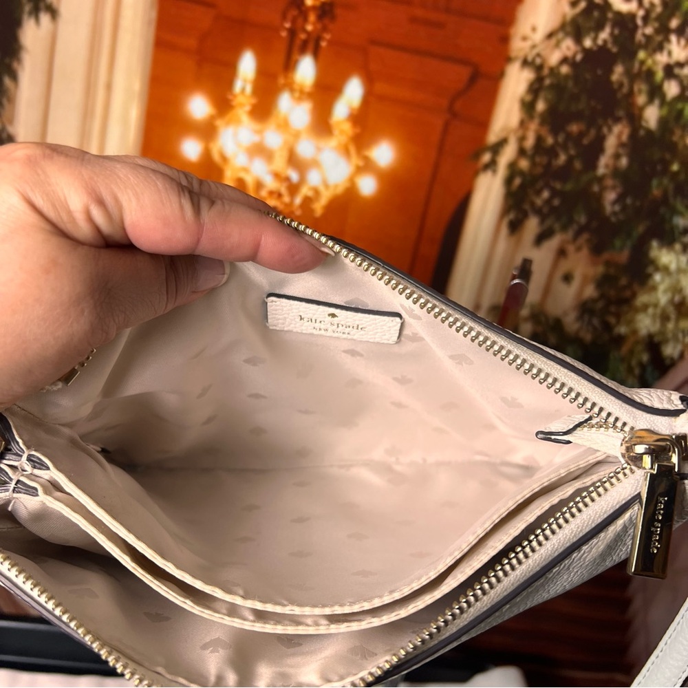 Kate Spade Leila Pink and Orange Crossbody Bag with Modern Design, triple gusset - Picture 7 of 17
